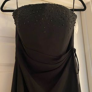 Strapless Black Dress